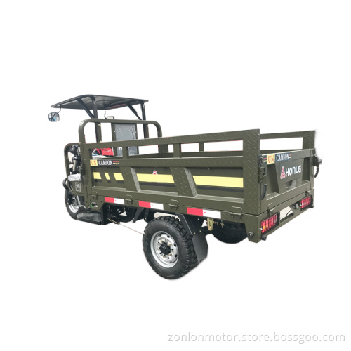 Durable fuel powered motor tricycle